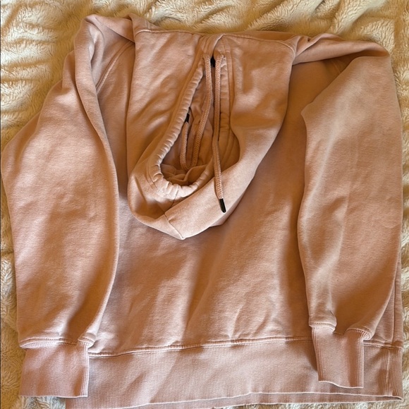 North Face Light Pink Pullover Hoodie - Picture 3 of 4